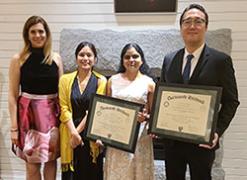 Endocrinology fellows holding awards