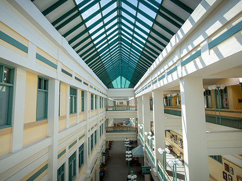 Dartmouth Hitchcock interior hallway