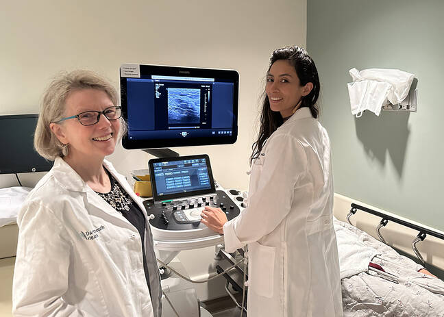 Dr. Judith Austin and Chief Resident Lillian Dominguez-Konicki